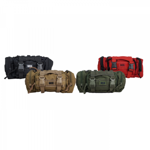 Rapid Response First Aid Kit w/Bleeding Control | Compact Field Medical Pack