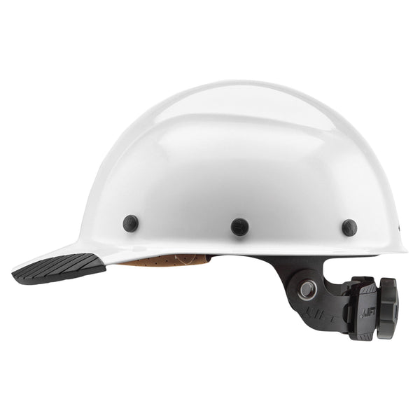 DAX Carbon Fiber White Cap Style Hardhat